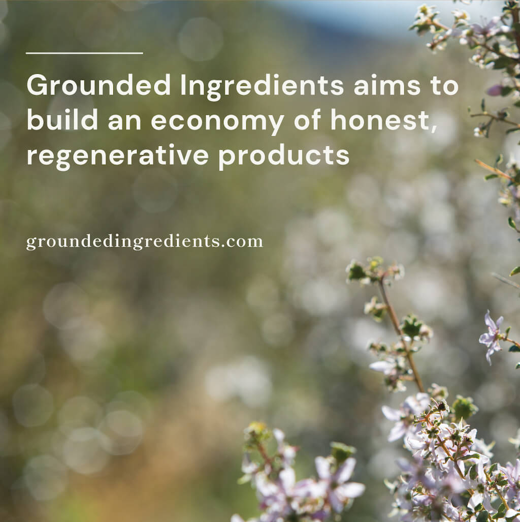 Grounded launches the world's first online wholesale platform for regenerative ingredients